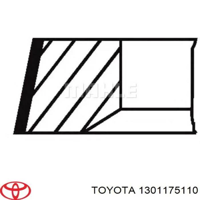 1301175110 Toyota кільця поршневі комплект на мотор, std.