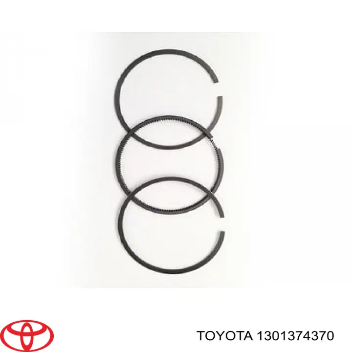 1301374370 Toyota кільця поршневі комплект на мотор, 2-й ремонт (+0,50)