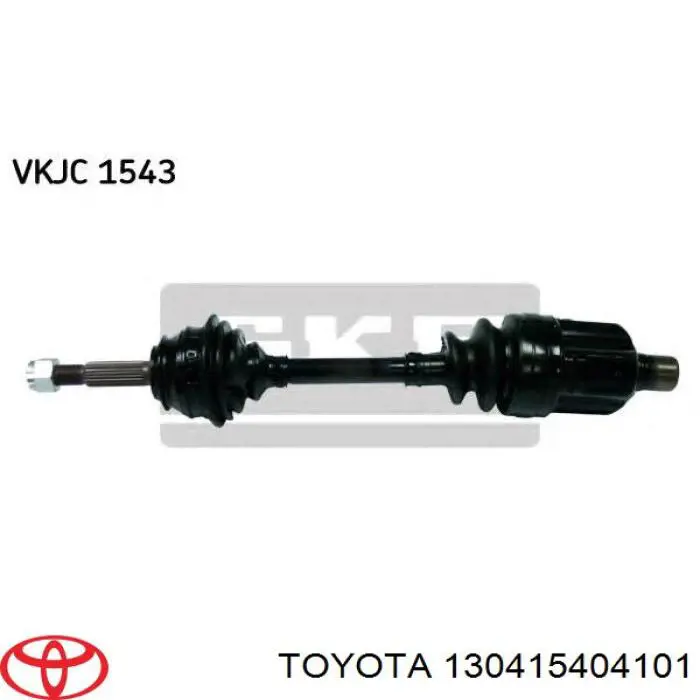 Вкладиші колінвала, корінні, комплект, 1-й ремонт (+0,25) 130415404101 Toyota