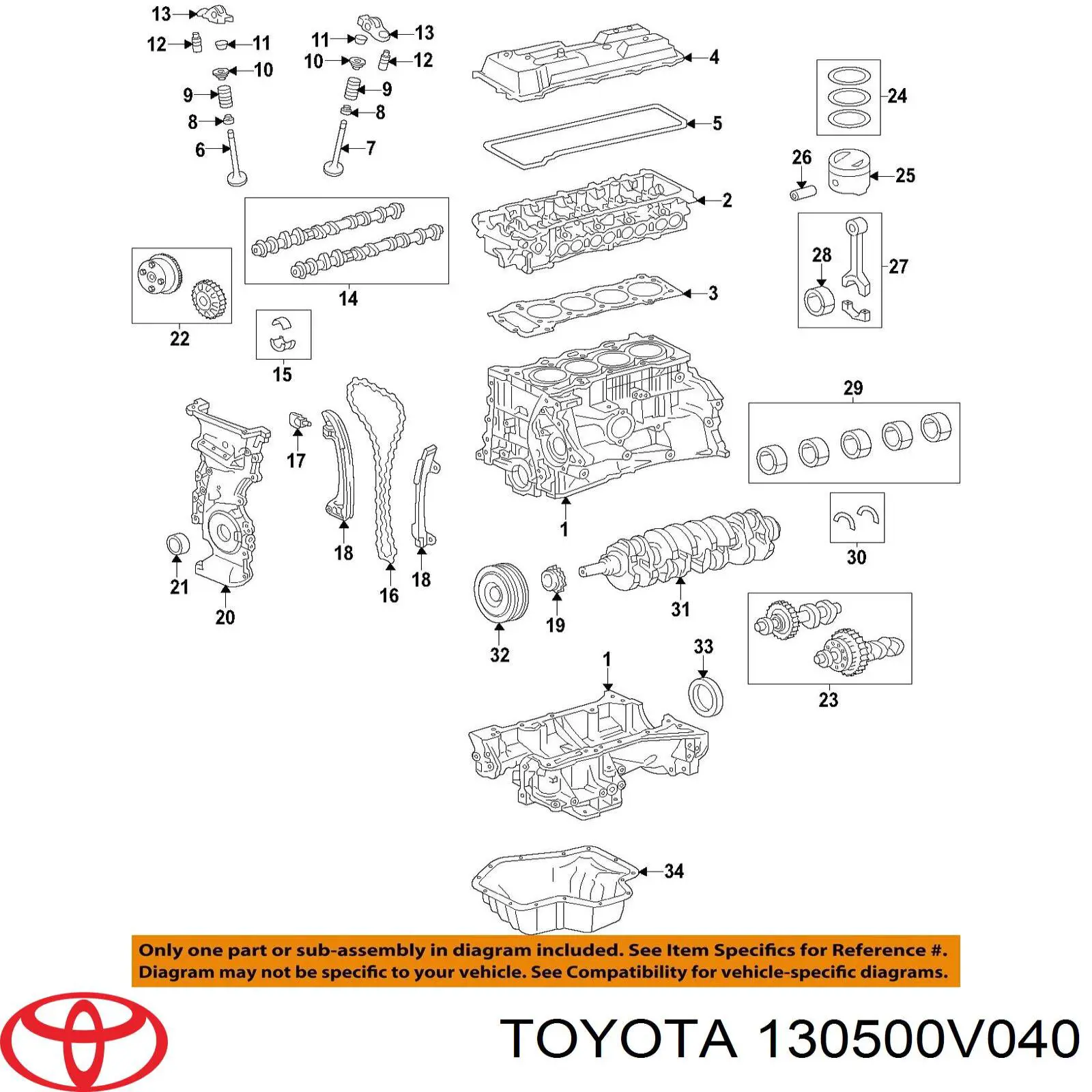 Зірка-шестерня розподільного валу двигуна, правого Toyota Venza (AGV1, GGV1) (Тойота Венза)
