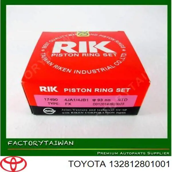 Купити 132812801001 Toyota Вкладиші коленвала шатунні