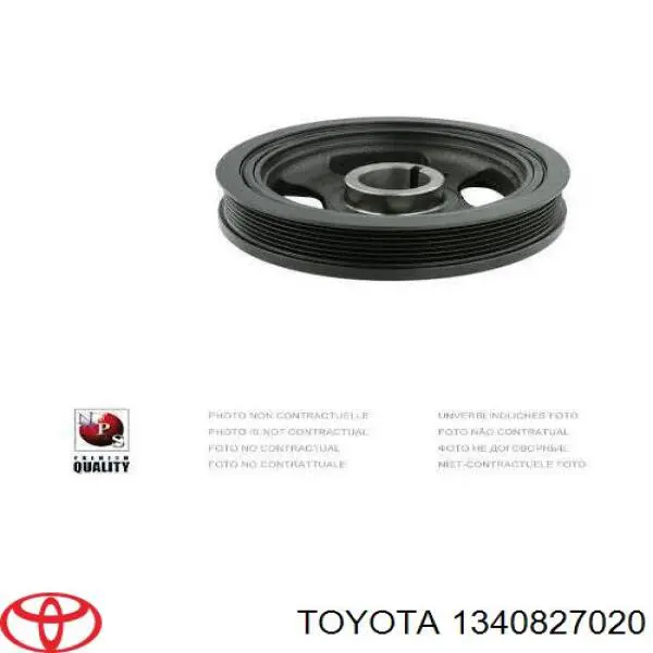 Купити 1340827020 Toyota Шків колінчастого вала
