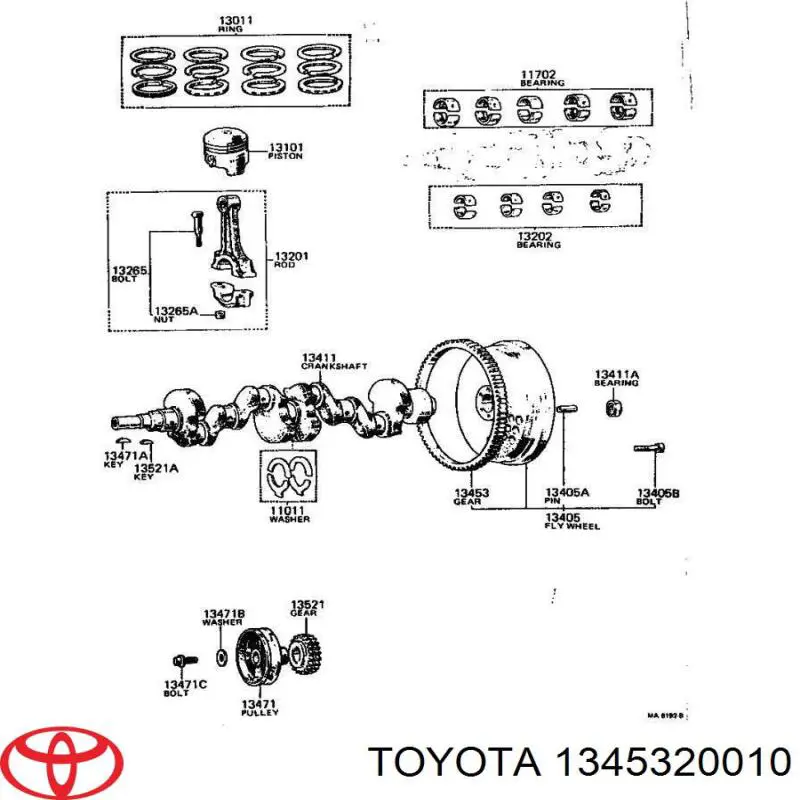 1345320010 Toyota 