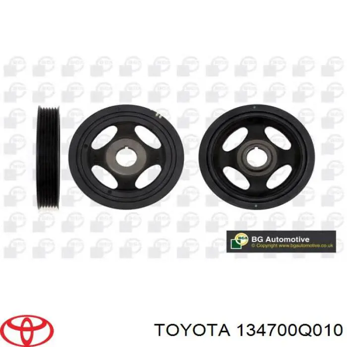 Шків колінвала (демпфер ) Toyota 134700Q010 ціна, від 45.90 USD