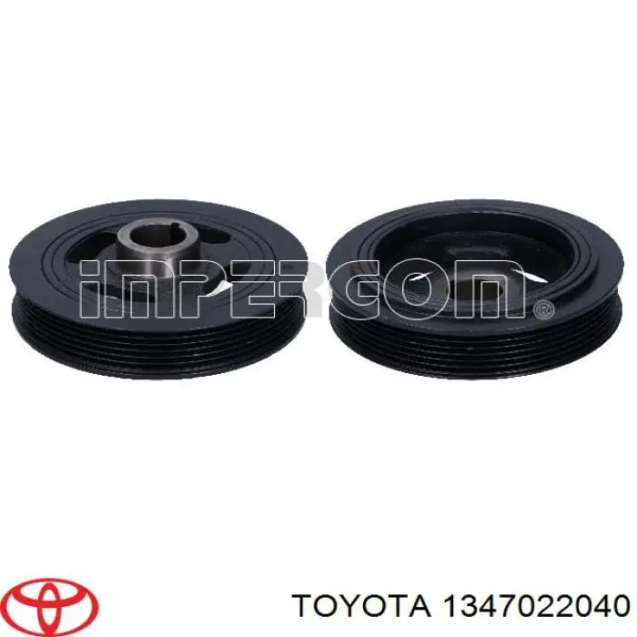 Шків колінвала (демпфер ) Toyota 1347022040 ціна, від 36.47 USD