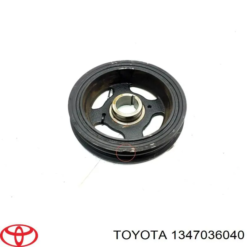 1347036040 Toyota Демпфер колінвалу