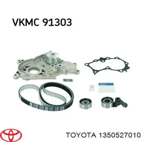 Ролик натяжителя ременя газорозподілу Toyota 1350527010 ціна, від 16.22 USD