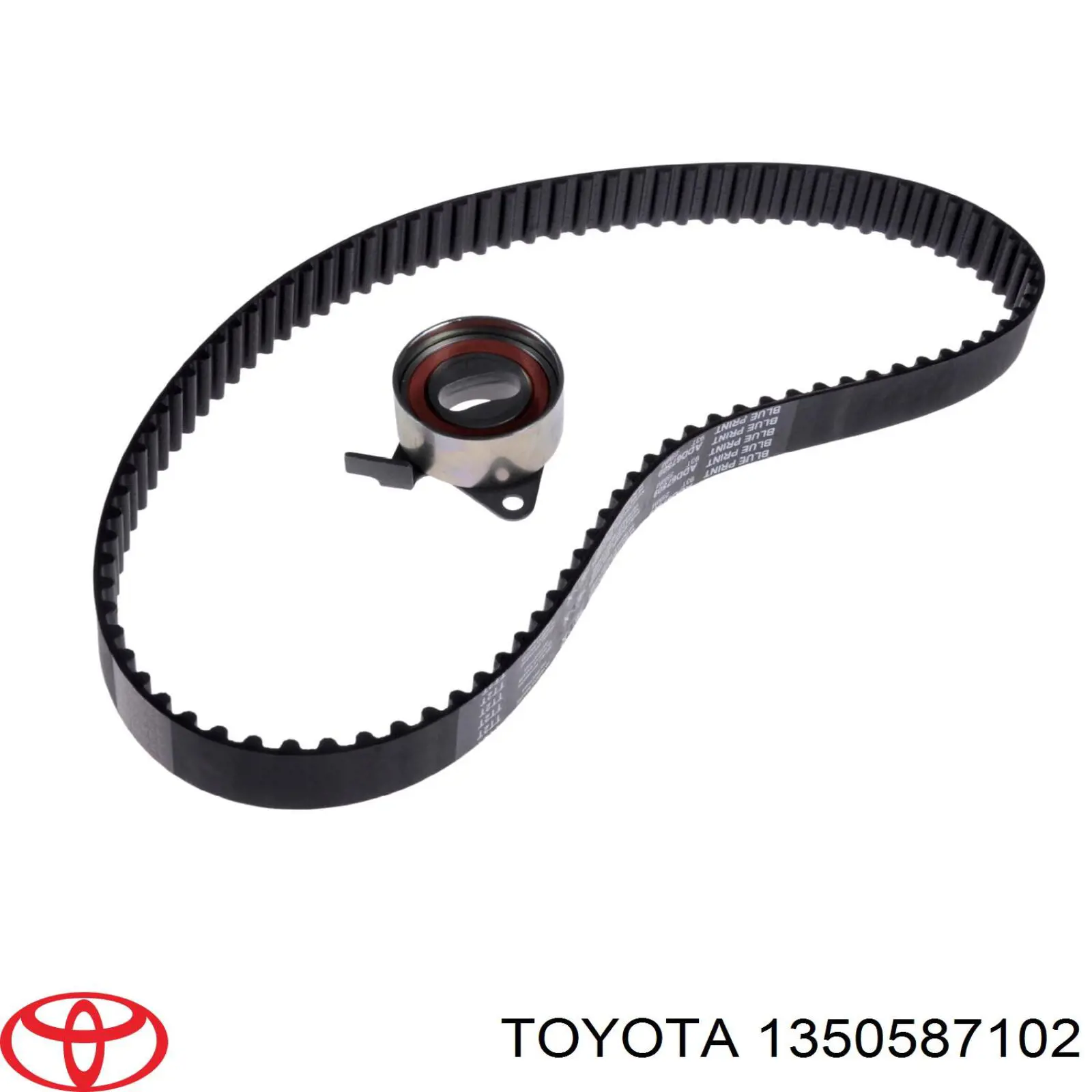 1350587102 Toyota ролик натягувача ременя грм
