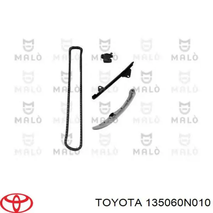 Ланцюг приводу распредвала на Toyota Corolla  E12