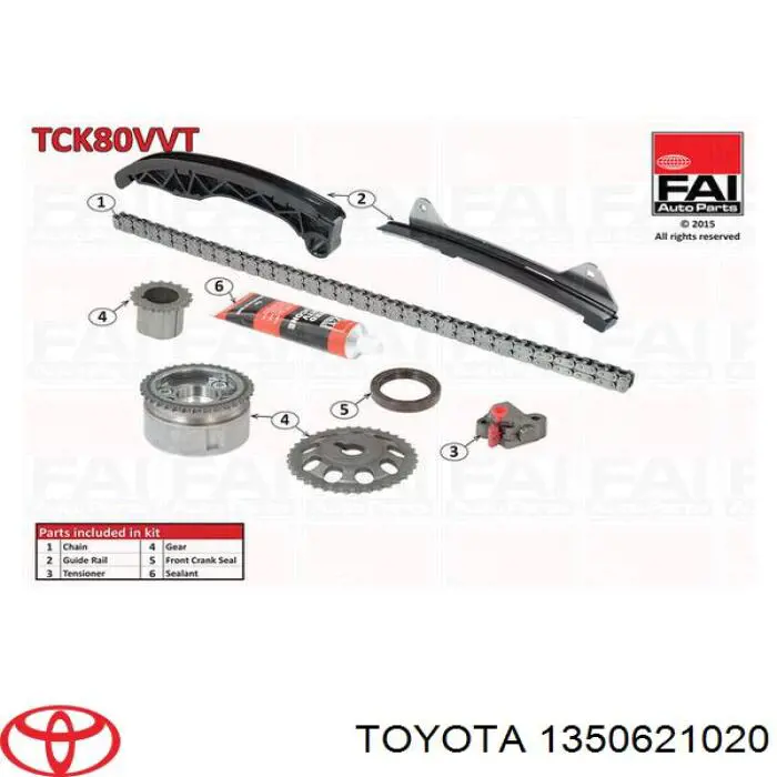 Ланцюг распредвала Toyota 135060Q010