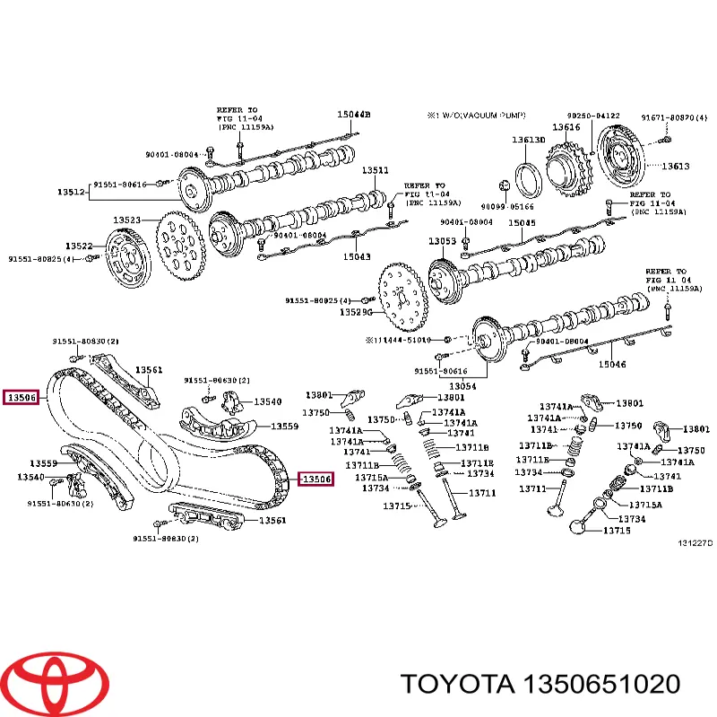  Ланцюг ГРМ Toyota Land Cruiser 