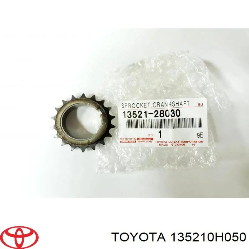 135210H050 Toyota зірка-шестерня приводу коленвалу двигуна