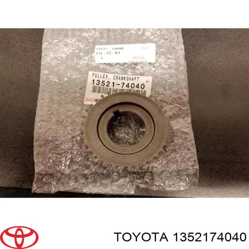 1352103030 Toyota зірка-шестерня приводу коленвалу двигуна