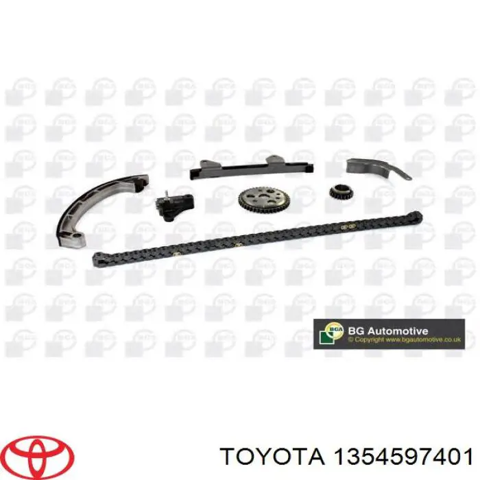 Натягувач ланцюга ГРМ Toyota 1354597401 ціна, від 40.14 USD