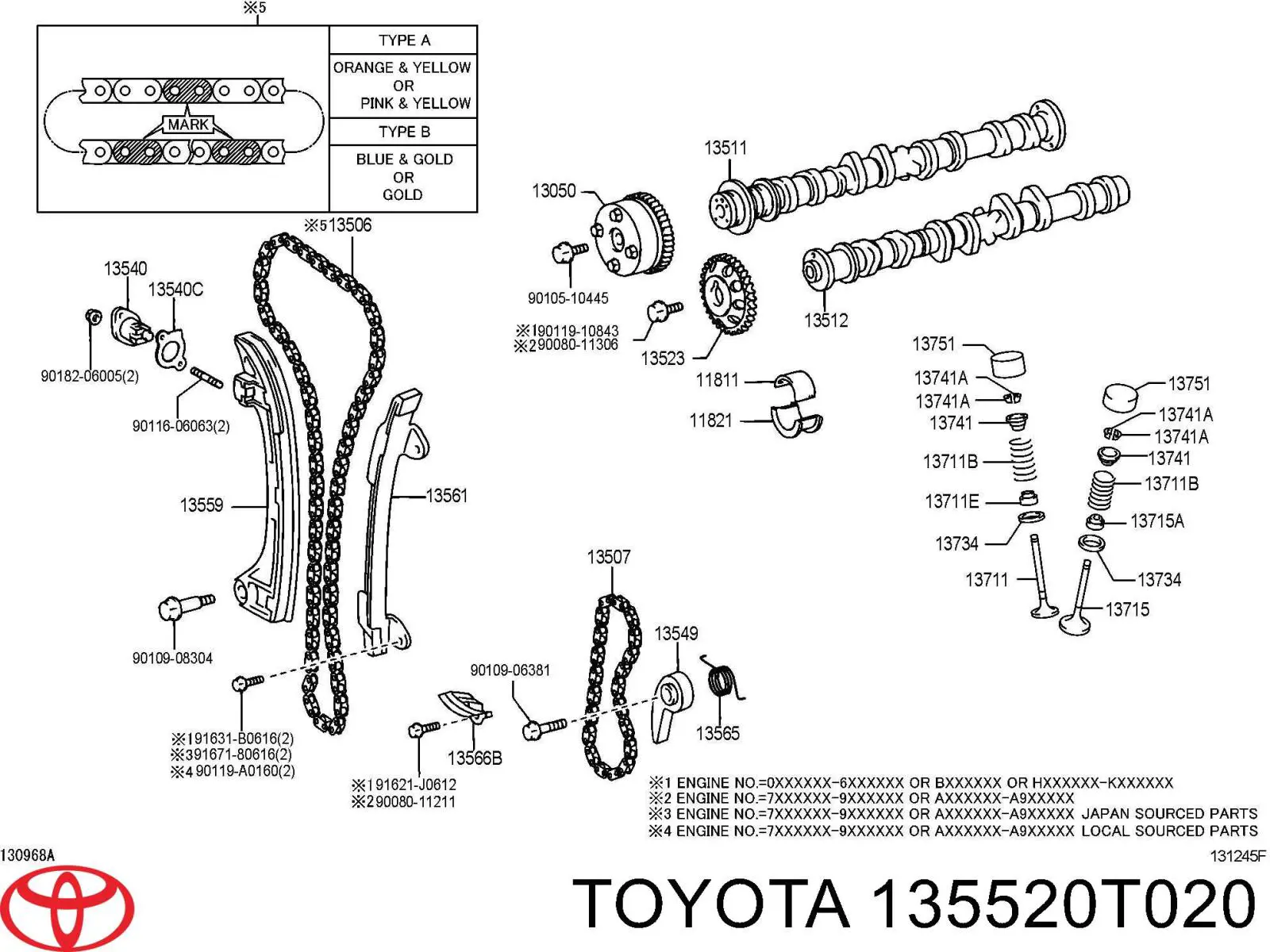  135520T020 Toyota