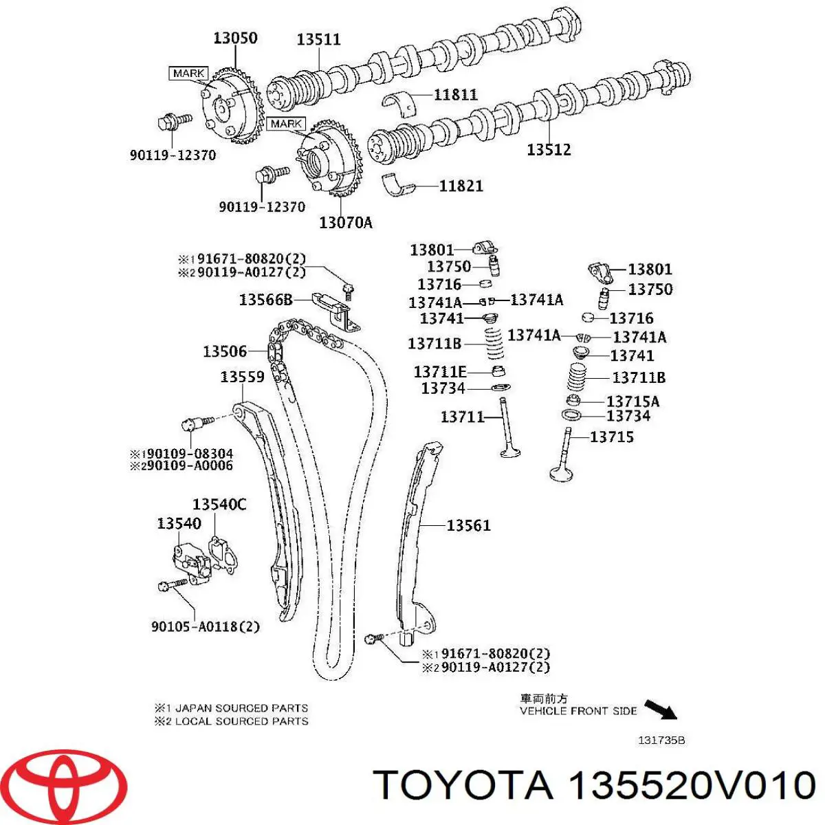  135520V010 Toyota