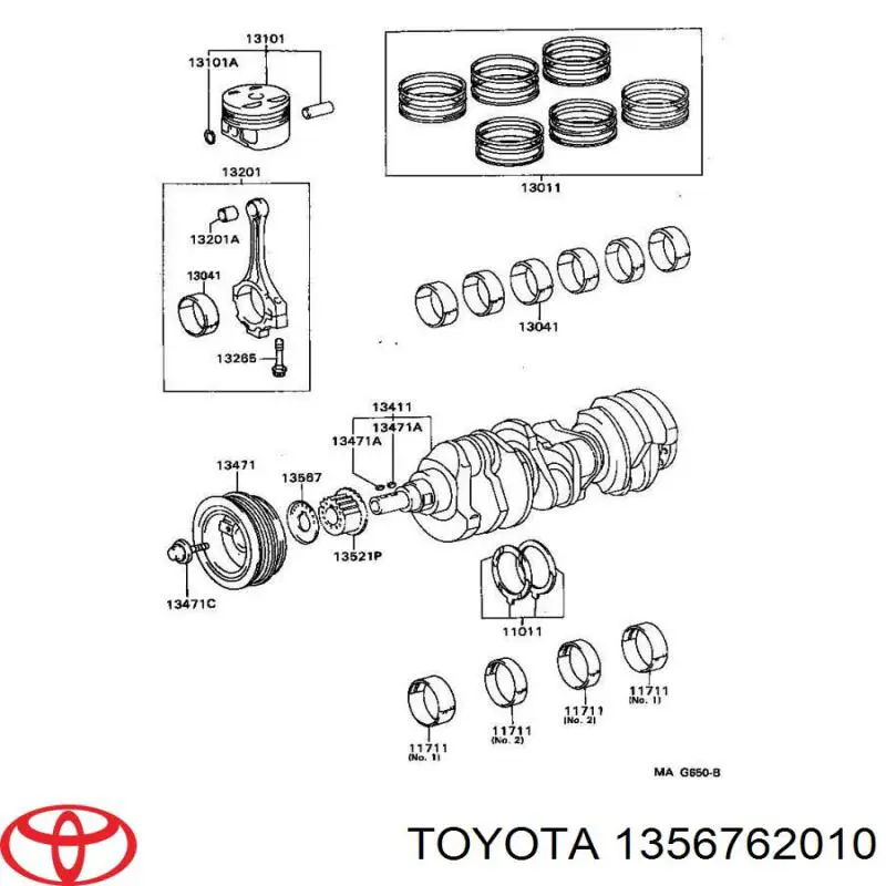 Купити 1356762010 Toyota 