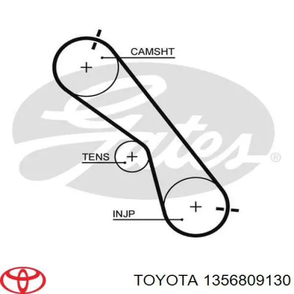 Ремінь ГРМ 1356809130 Toyota