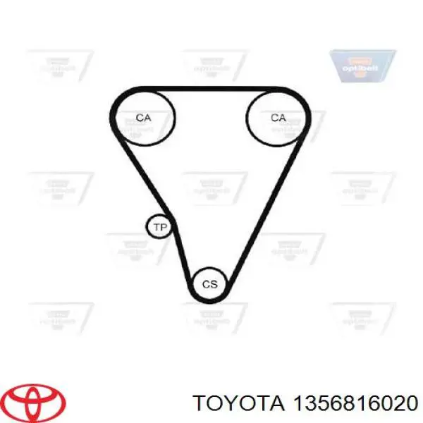 1356816020 Toyota Ремінь двигуна