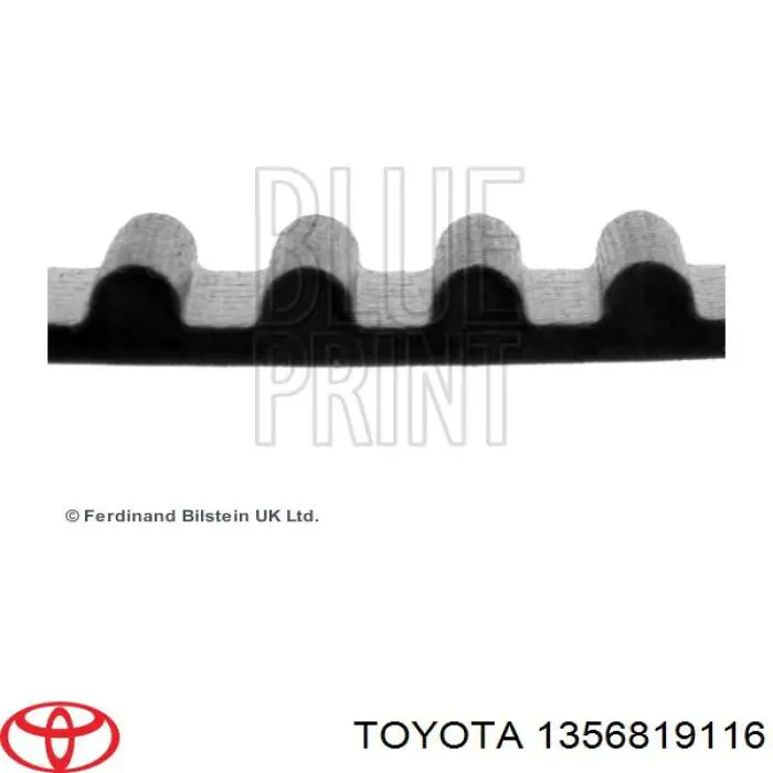 Зубчастий ремінь Toyota 1356819116 ціна, від 20.34 USD