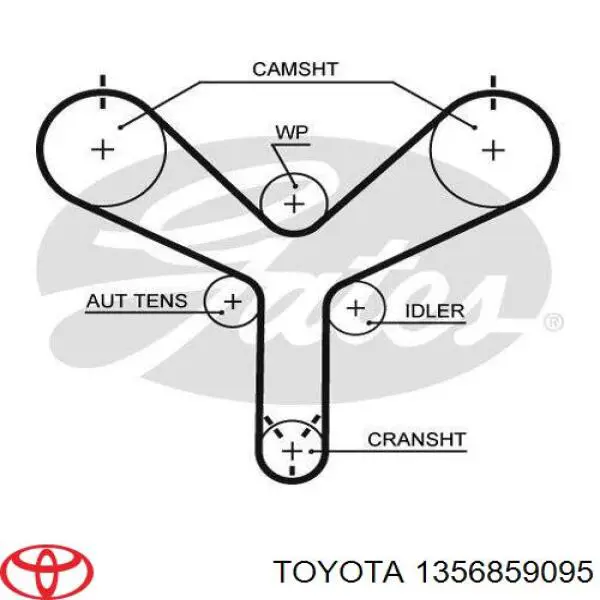 1356859095 Toyota Ремінь двигуна