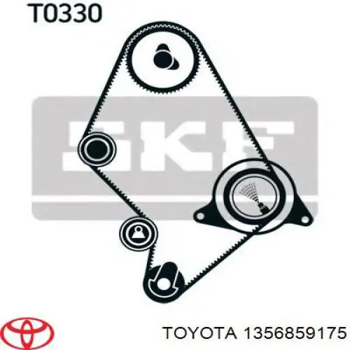 Купити 1356859175 Toyota Ремінь газорозподільного механізму