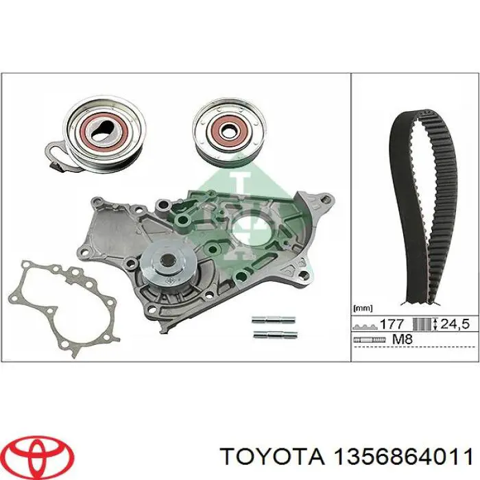 Ремінь ГРМ 1356864011 Toyota