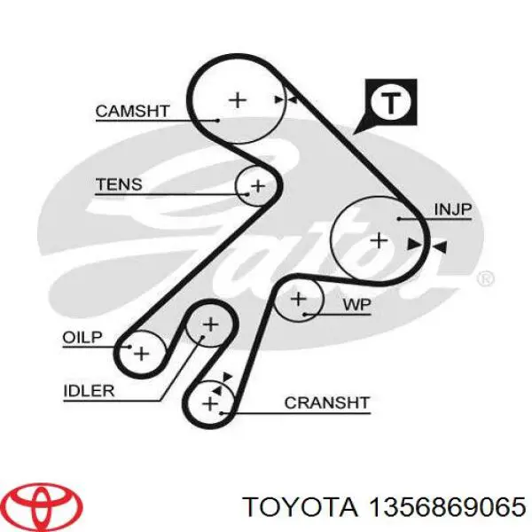 1356869065 Toyota ремінь грм