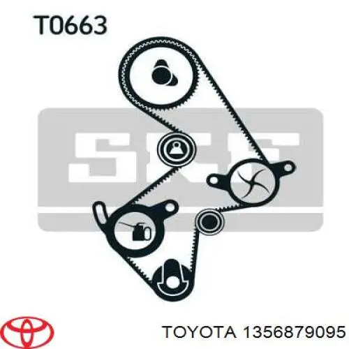 Ремінь ГРМ 1356879095 Toyota