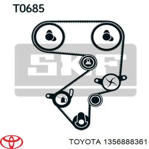 1356888361 Toyota ремінь грм