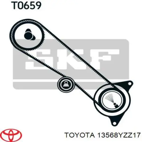 13568YZZ17 Toyota ремінь грм