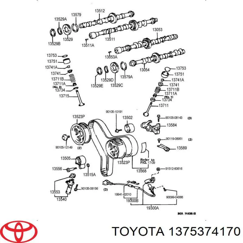 1375374170 Toyota Шайба регулювальна