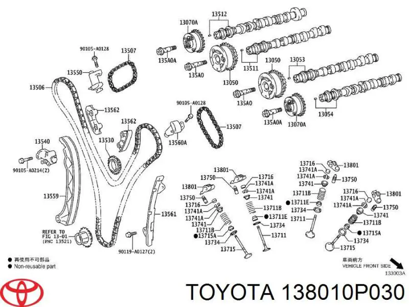 138010P030 Toyota 