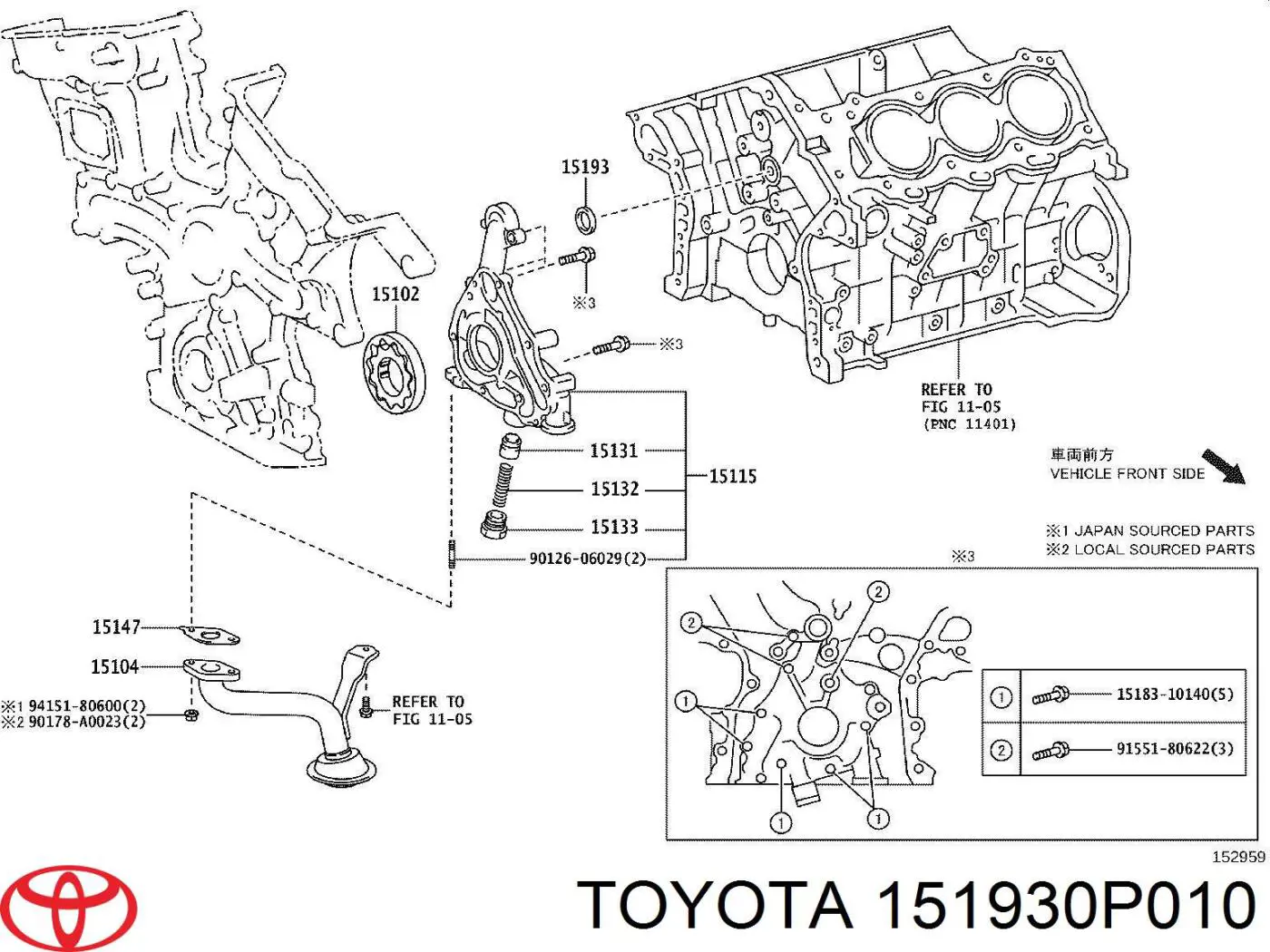  151930P010 Toyota