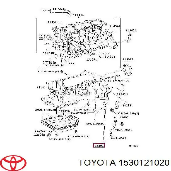  Toyota 1530121020 ціна, від 8.87 USD