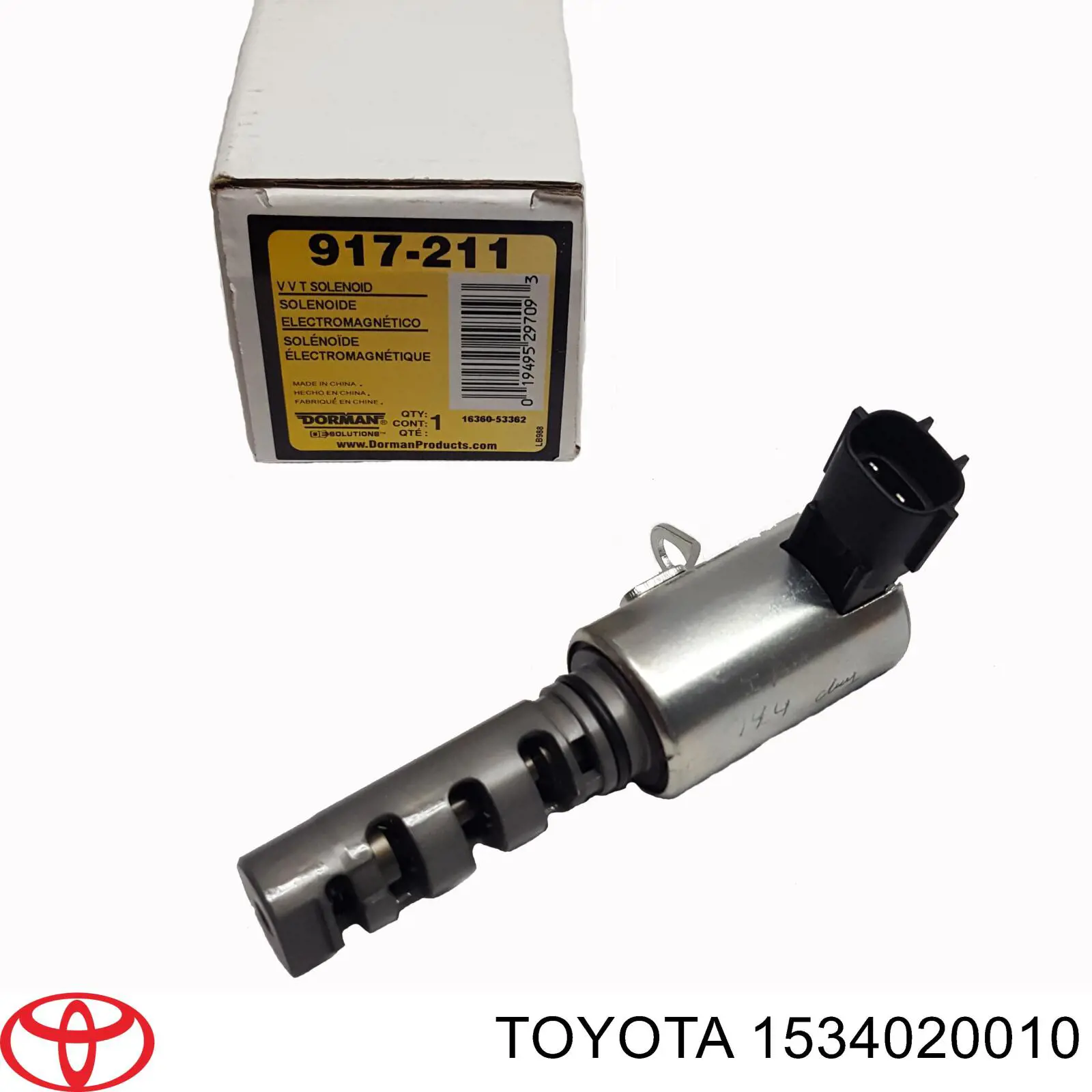 1534020010 Toyota клапан електромагнітний положення (фаз розподільного валу, лівий)
