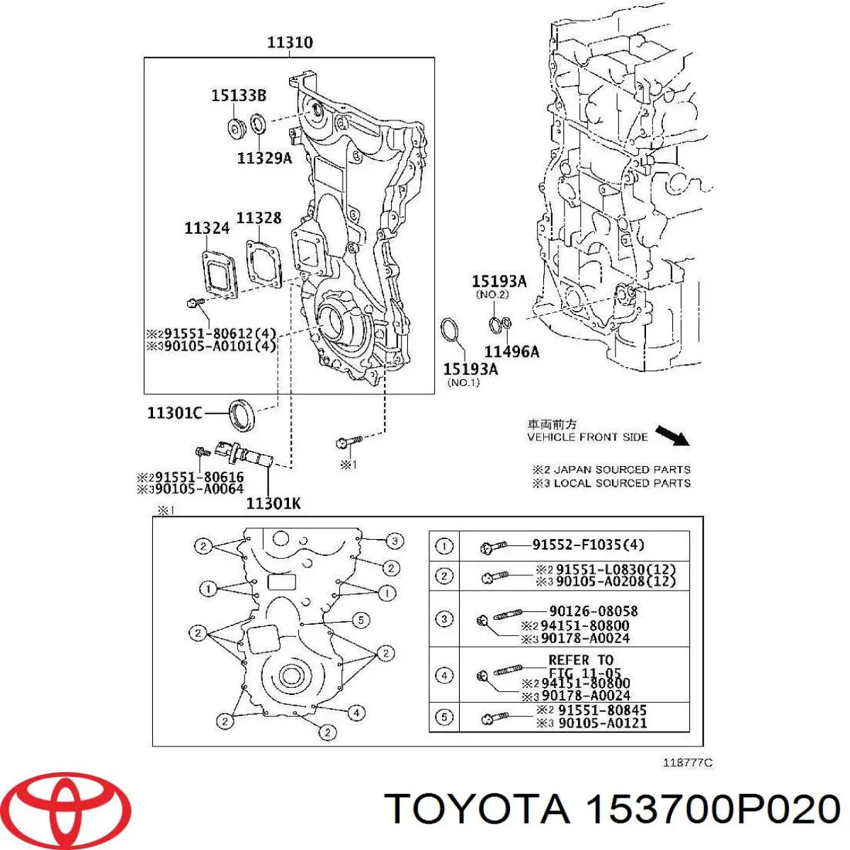 Клапан електромагнітний положення (фаз) розподільного валу Toyota 153700P020 ціна, від 22.57 USD