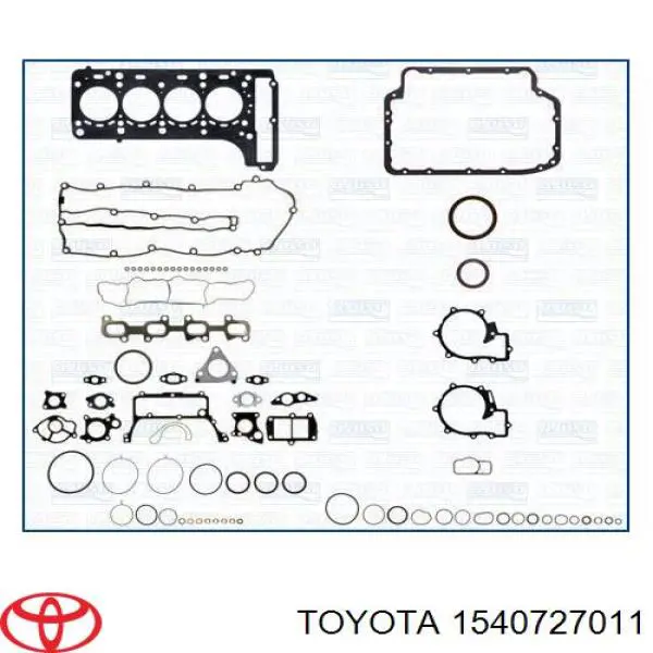 Купити 1540727010 Toyota Трубка/шланг подачі масла до турбіни