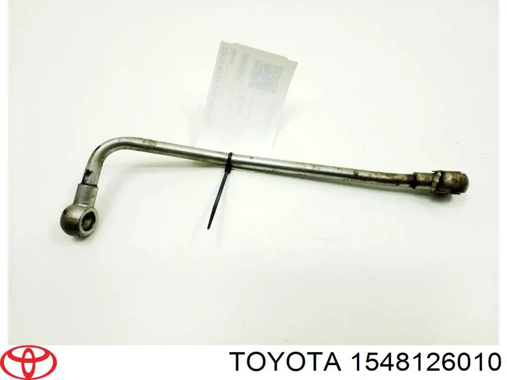 1548126010 Toyota Трубка/шланг подачі масла до турбіни