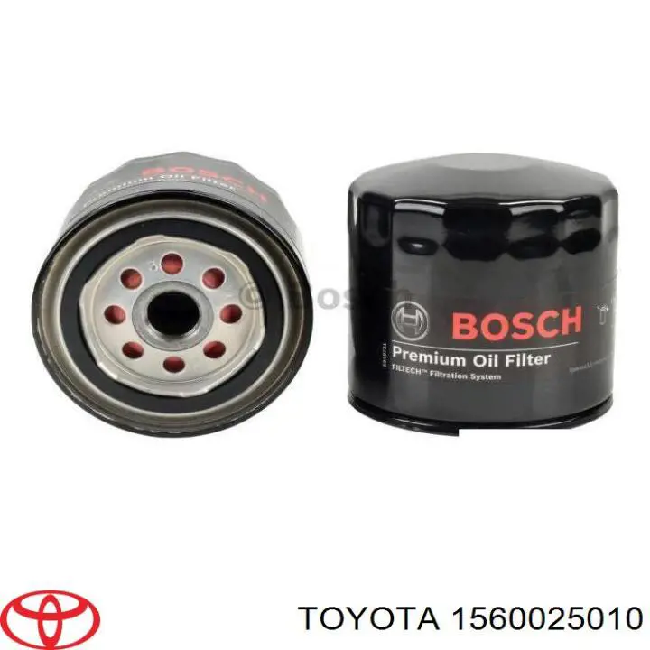 Масляний фільтр двигуна Toyota 1560025010 ціна, від 6.58 USD