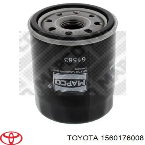 Масляний фільтр двигуна Toyota 1560176008 ціна, від 5.70 USD