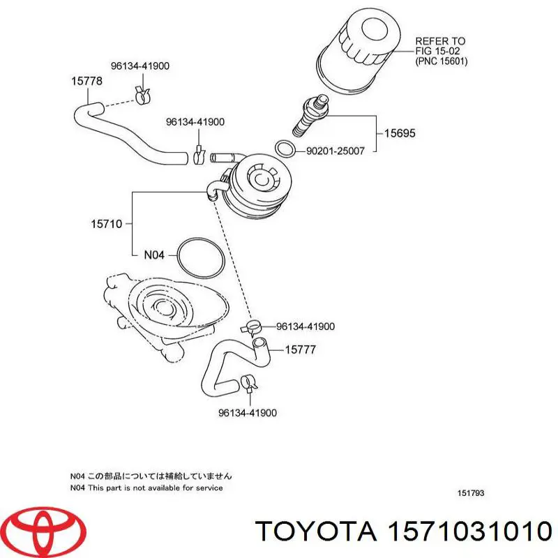  Радіатор масляний Toyota 4Runner 