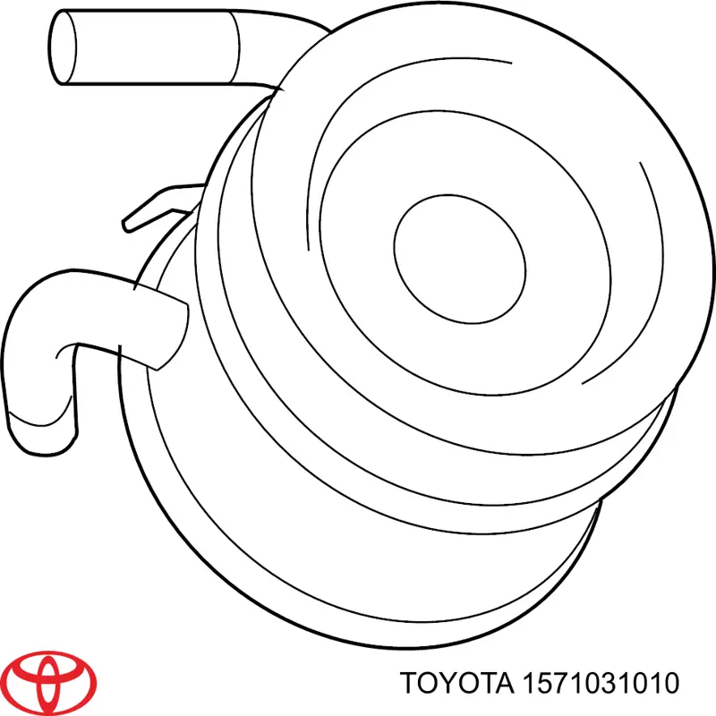 Купити 1571031010 Toyota Радіатор масляний