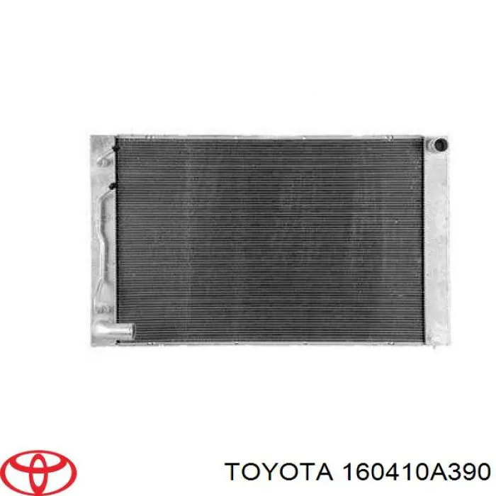 160410A390 Toyota радіатор охолодження двигуна