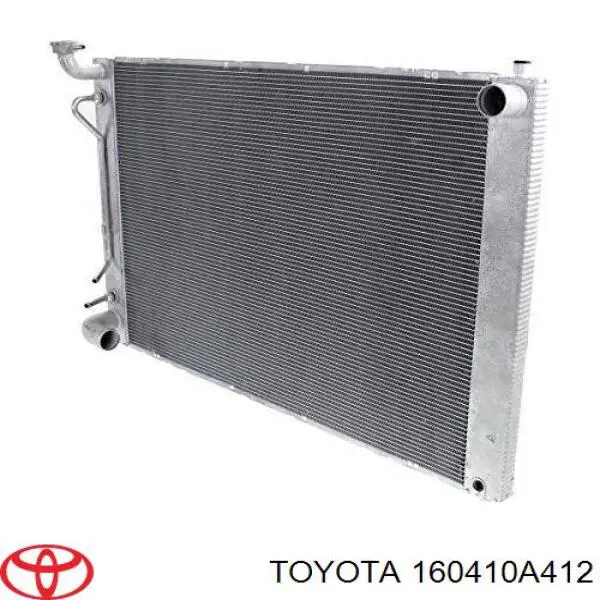 160410A412 Toyota радіатор охолодження двигуна