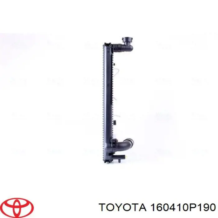 Радіатор охолодження Toyota 160410P190