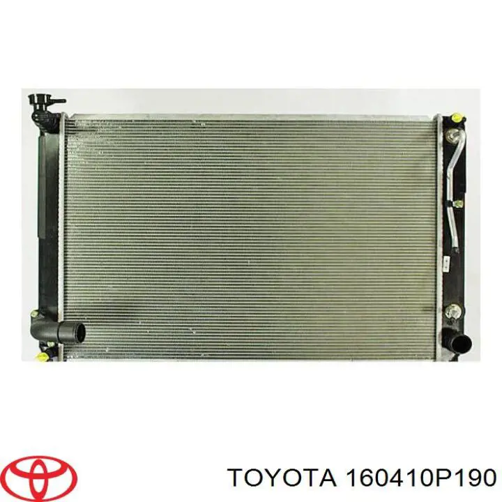 160410P190 Toyota Радіатор охолодження двигуна