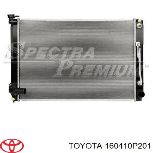 160410P201 Toyota радіатор охолодження двигуна