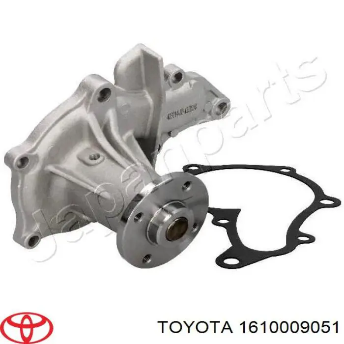 Купити 1610009051 Toyota Помпа водяна (насос) охолодження, в зборі з корпусом