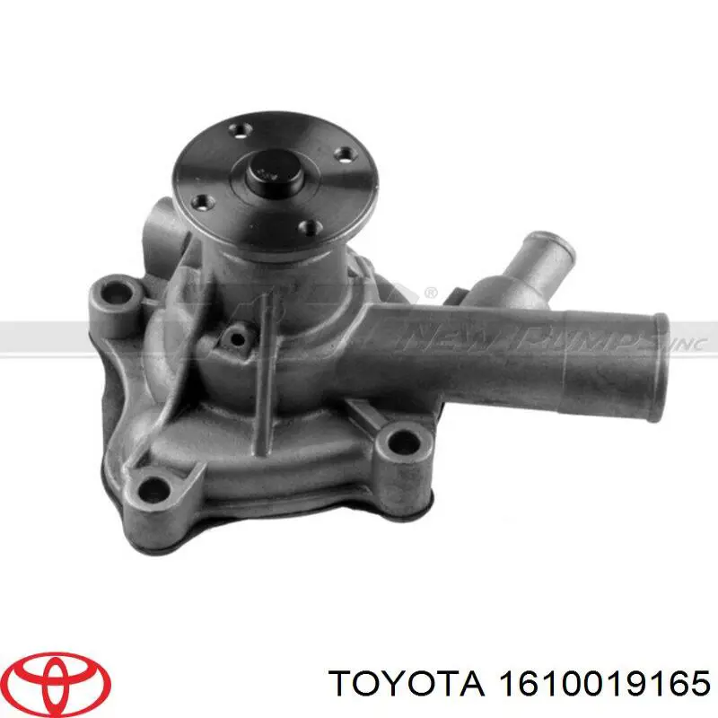 1610019165 Toyota помпа водяна, (насос охолодження)